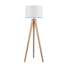 Торшер Nemi Tripod, дуб і білий льон